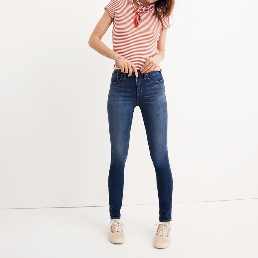Madewell 10” high rise skinny jean